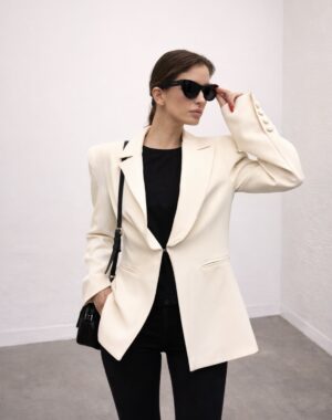 vajszinű szűkitett zakó 36/38