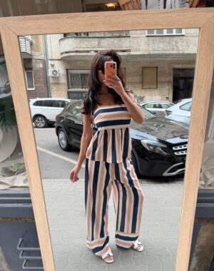 csíkos színes vászon szett allsize